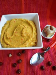 tartinade de potimarron sur toast apéritif