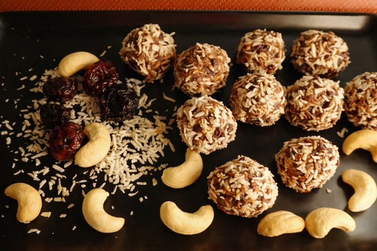 recette Energy balls de cranberries et cajou