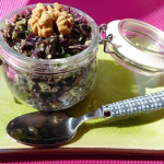 Tartinade d’algues et fanes de radis, préparation végétale riche en fibres et minéraux