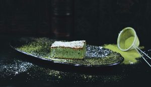 Cake au thé matcha