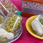 Graines germées maison dans des bocaux – préparation et consommation des graines germées