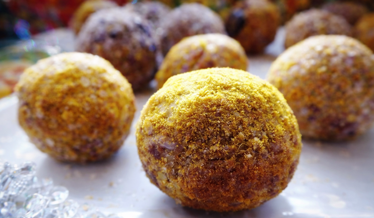 recette maison Energy balls aux noix et au curcuma