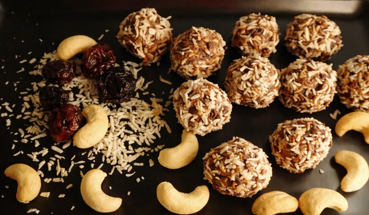 recette Energy balls de cranberries et cajou