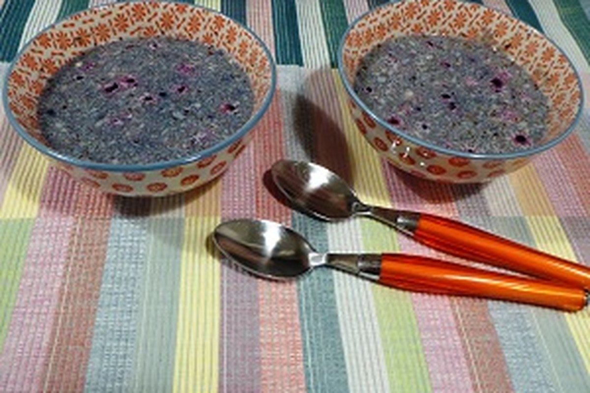 Flan de psyllium aux fruits rouges – recette saine riche en fibres