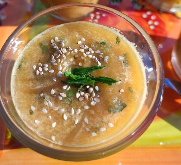 recette gaspacho melon a la menthe facile